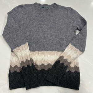 Griffen Women’s Wool, Cashmere Crew Neck Sweater, Size Small